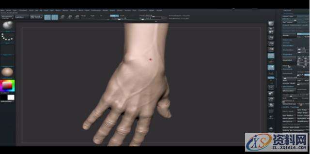 关于ZBrush手部雕刻这些细节你都了解吗？,选择,这个,用于,第5张