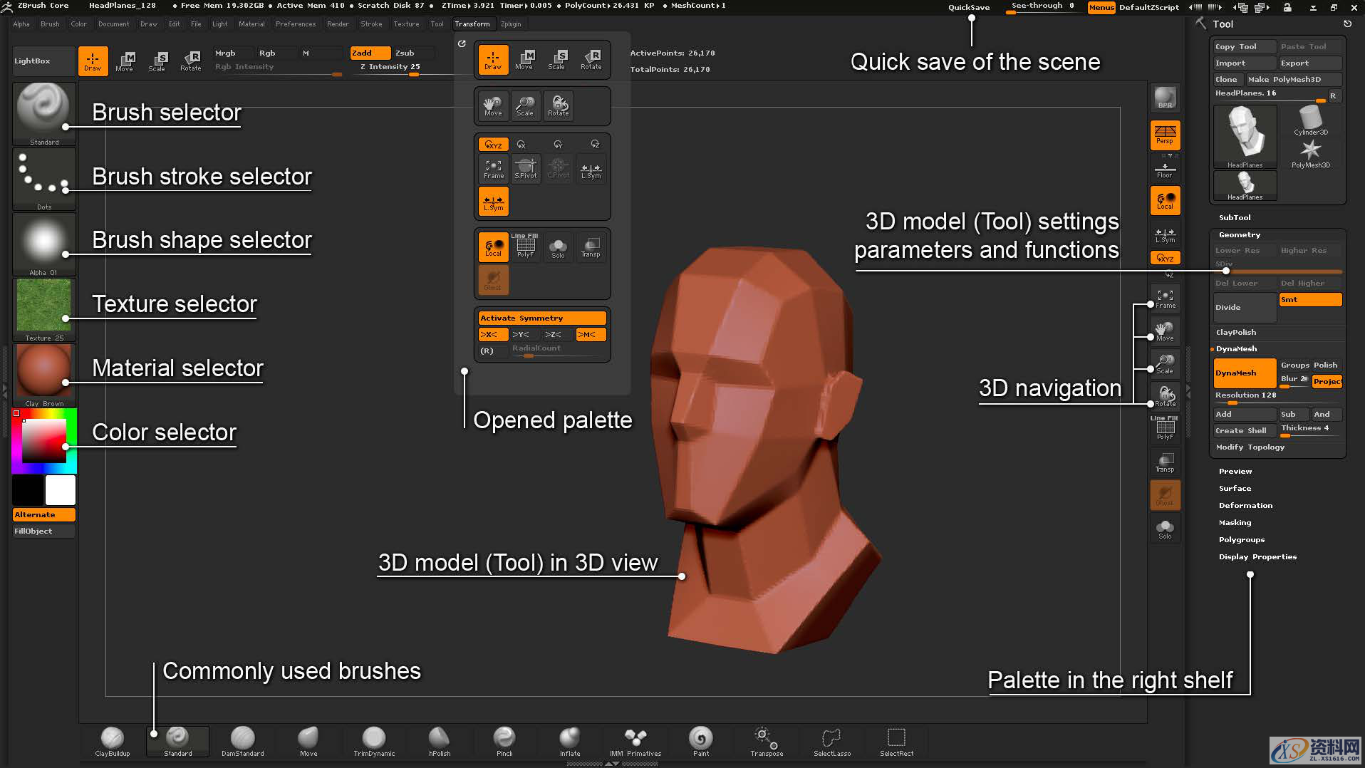 ZBrush的界面与导航,设计,选择,这个,第3张