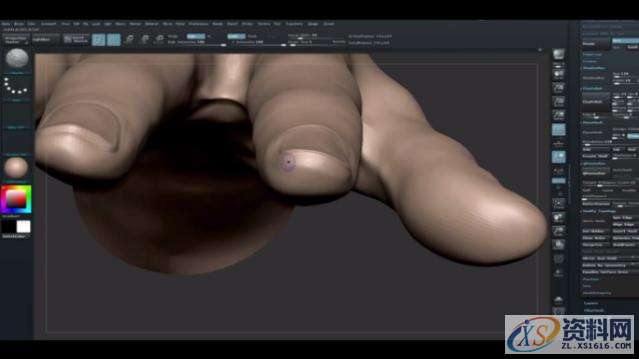 你是细节控吗?关于ZBrush手部雕刻这些细节你都了解吗?,选择,这个,用于,第2张 你是细节控吗?关于ZBrush手部雕刻这些细节你都了解吗?,选择,这个,用于,第2张