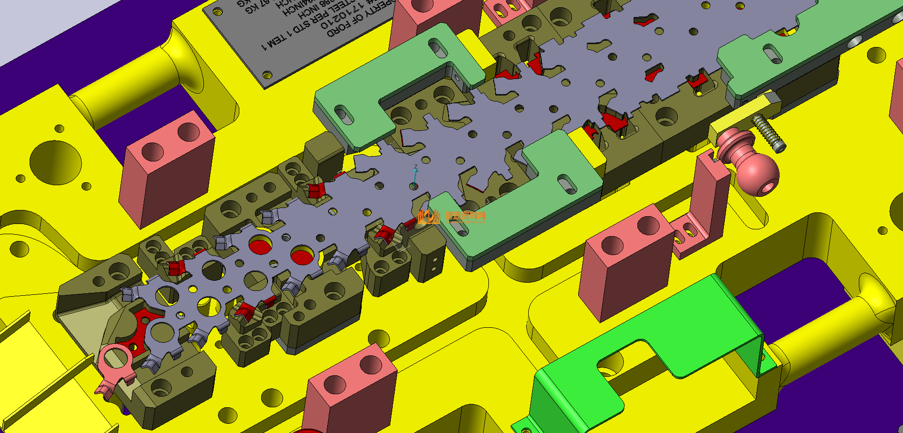 冲压汽车模具结构图纸0011,结构,模具,NeadPay,第1张