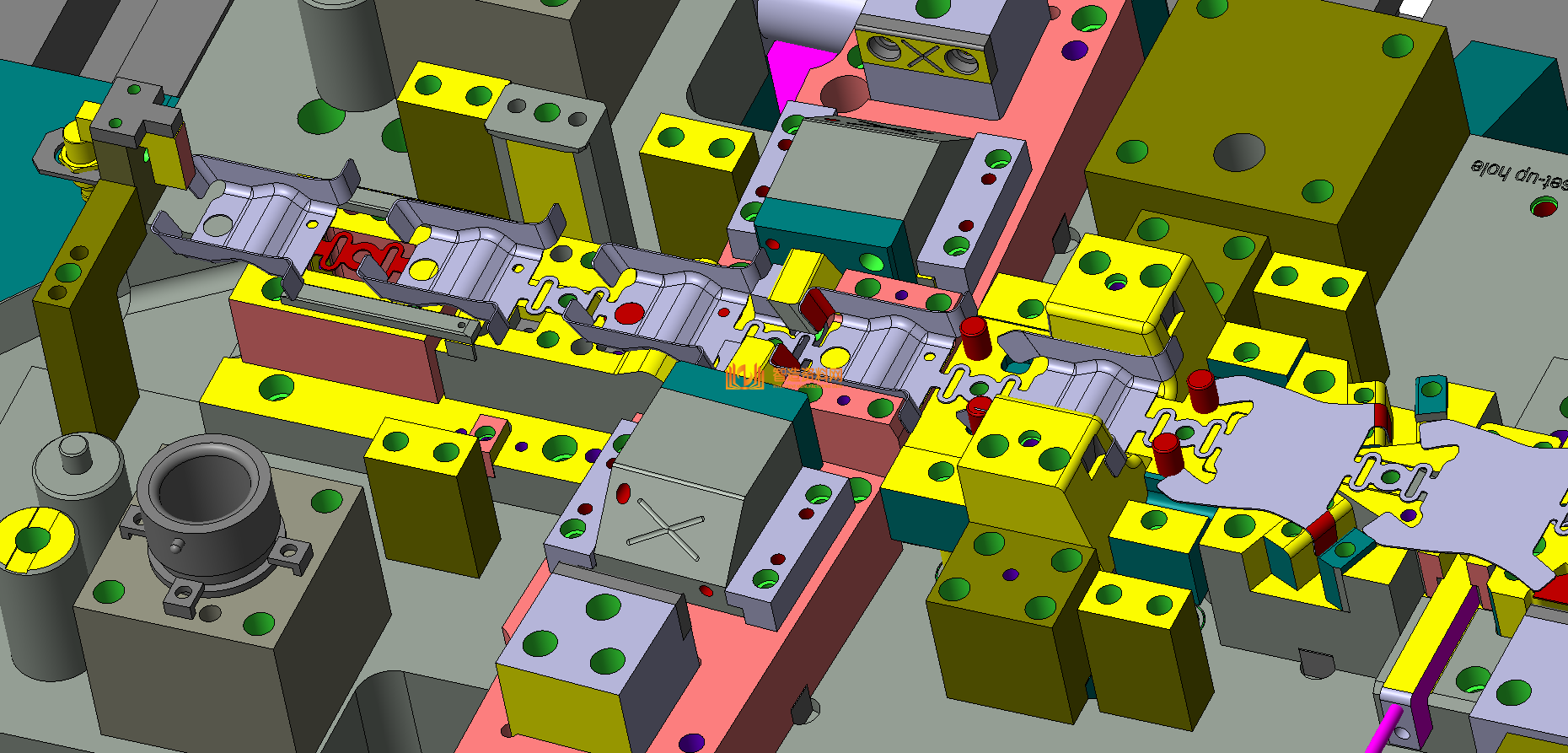 冲压汽车模具结构图纸0026,结构,NeadPay,模具,第1张