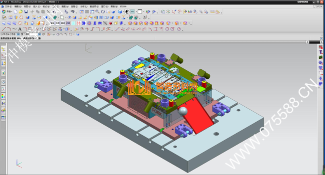 五金汽车模具结构图纸0055,结构,NeadPay,模具,第4张