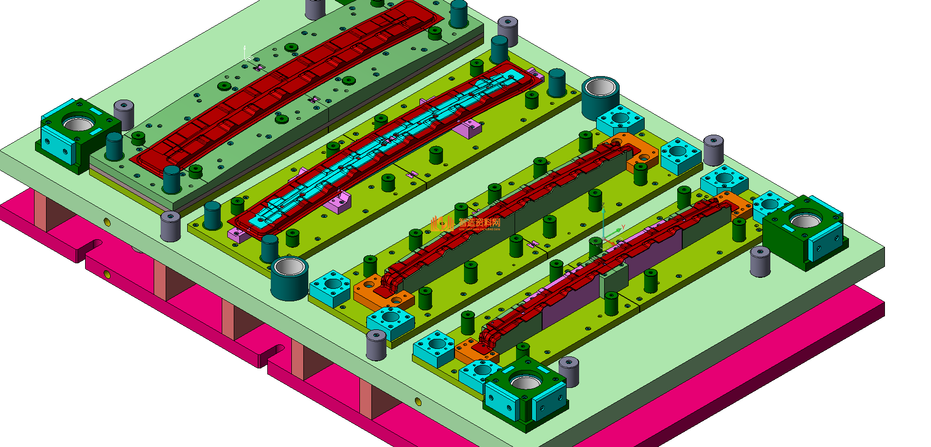 VISI五金汽车模具结构图纸0001,模具,结构,NeadPay,第1张