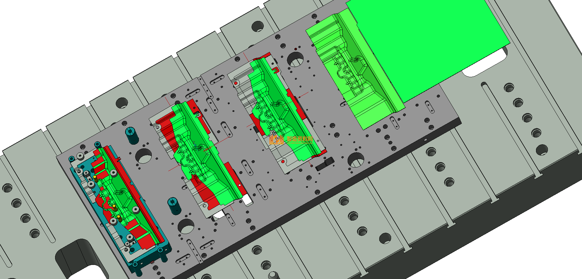 VISI五金汽车模具结构图纸0011,模具,结构,NeadPay,第1张