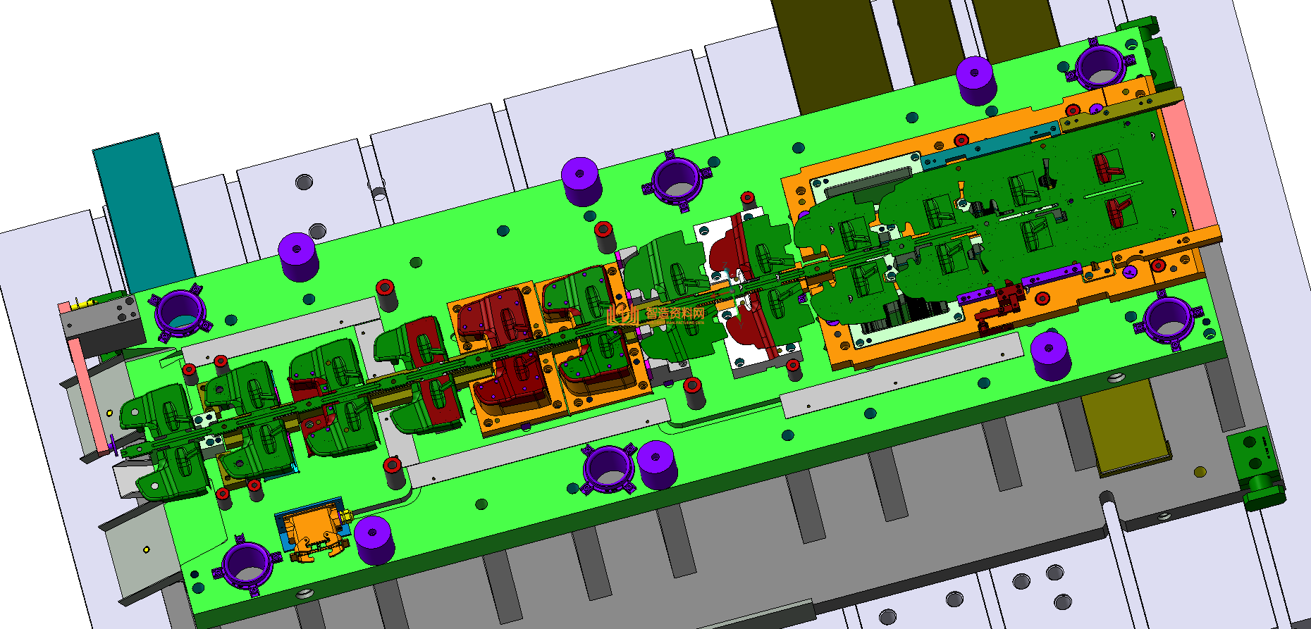VISI五金汽车模具结构图纸0048,模具,结构,NeadPay,第1张