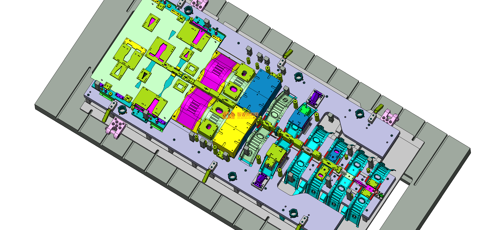 VISI五金汽车模具结构图纸0064,模具,结构,NeadPay,图纸,结构图,第1张