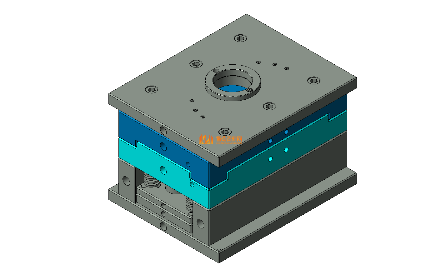 塑胶模具设计结构图纸0125,设计,NeadPay,模具,第1张