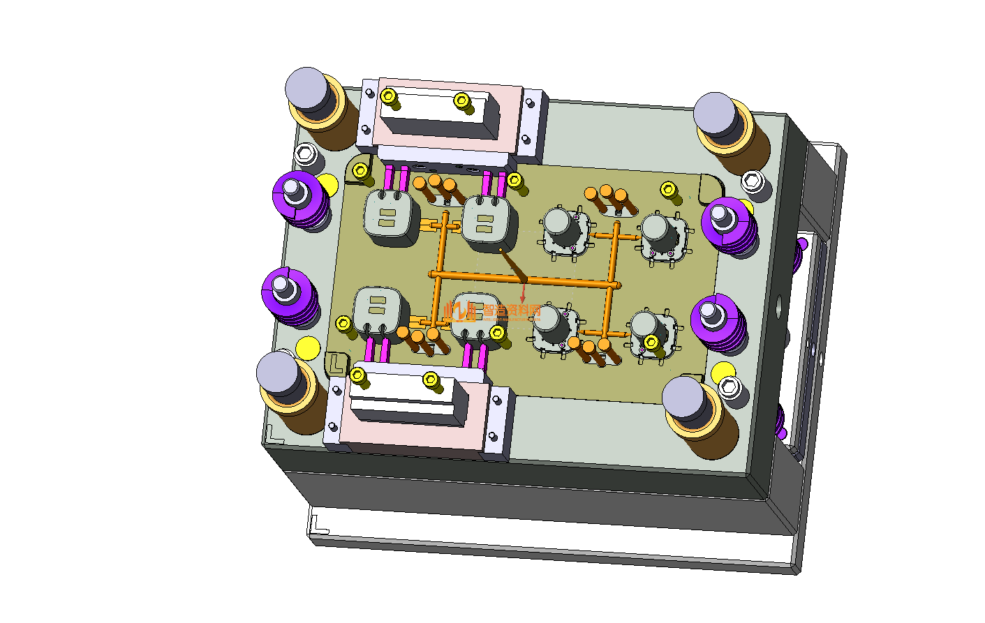 塑胶模具设计结构图纸0138,NeadPay,设计,模具,第2张