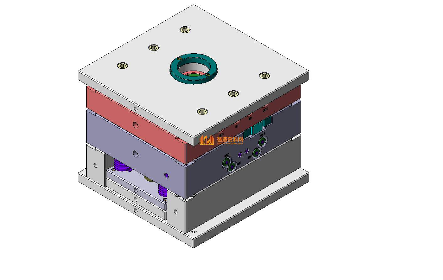 塑胶模具设计结构图纸0156,NeadPay,设计,模具,第1张