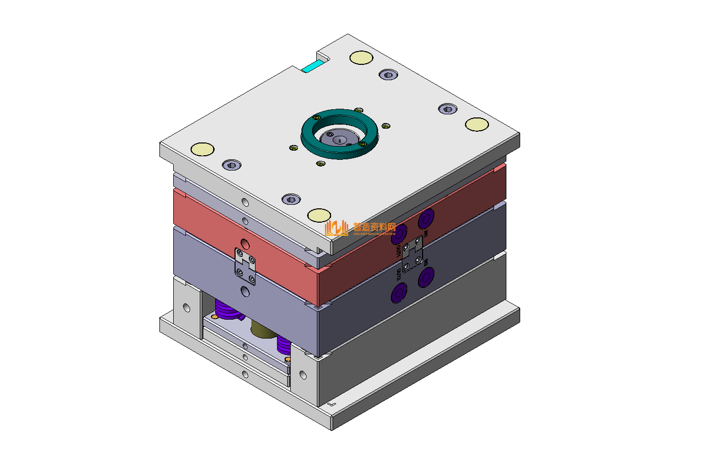 塑胶模具设计结构图纸0167,XSSJUG,0167,提取,大小,编号,第1张
