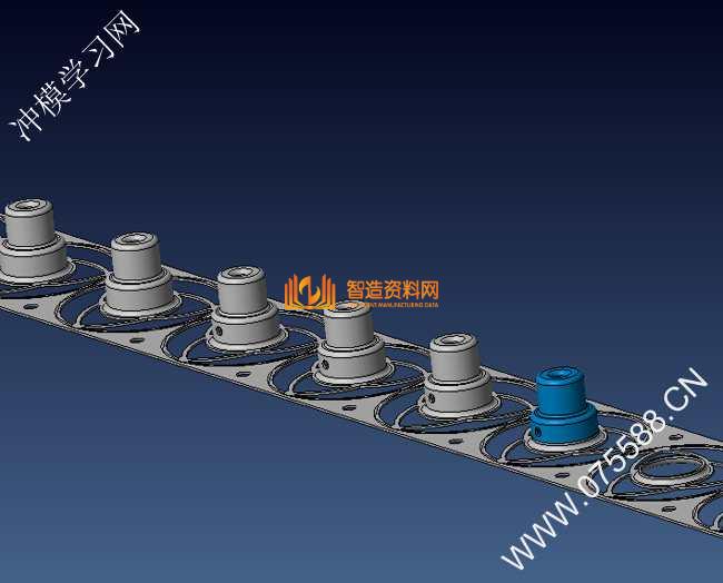 五金马达壳连续拉伸旋切模具图,NeadPay,模具,结构,拉伸,旋切,第4张