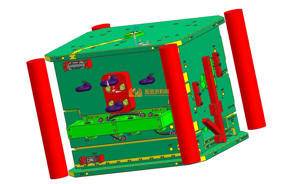塑胶汽车模具设计结构图纸0014,NeadPay,设计,模具,第2张 塑胶汽车模具设计结构图纸0014,NeadPay,设计,模具,第2张