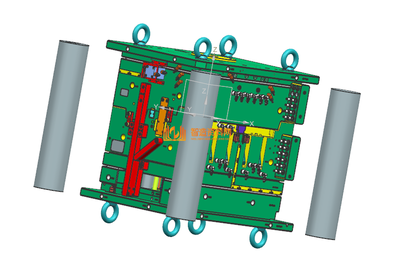 塑胶汽车模具设计结构图纸0015,NeadPay,设计,模具,第2张 塑胶汽车模具设计结构图纸0015,NeadPay,设计,模具,第2张