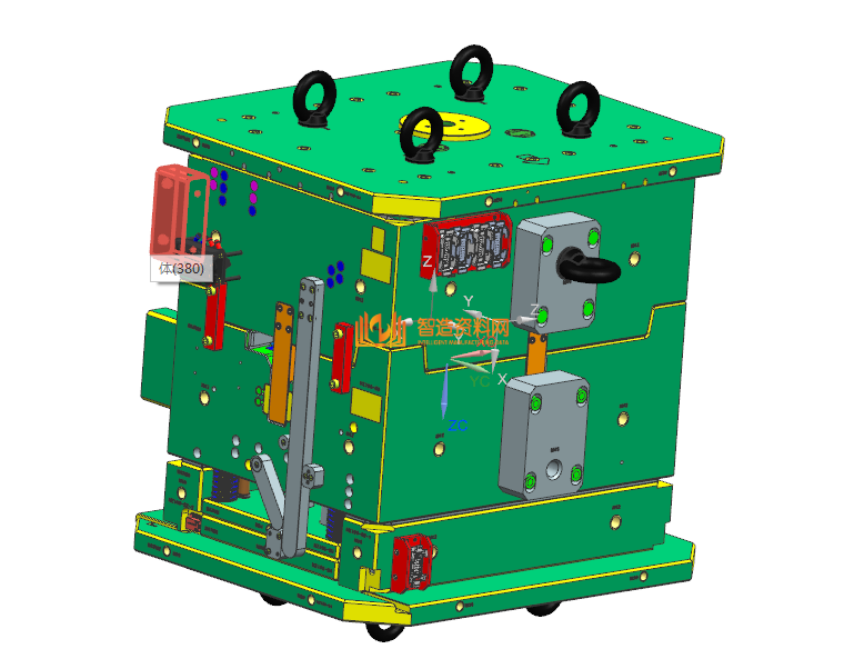 塑胶汽车模具设计结构图纸0017,NeadPay,设计,模具,第2张 塑胶汽车模具设计结构图纸0017,NeadPay,设计,模具,第2张