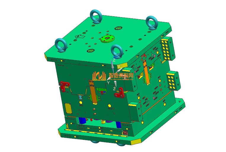 塑胶汽车模具设计结构图纸0018,NeadPay,设计,模具,第2张