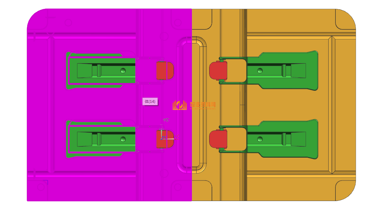 塑胶模具分模图纸0021,NeadPay,模具,图纸,第1张