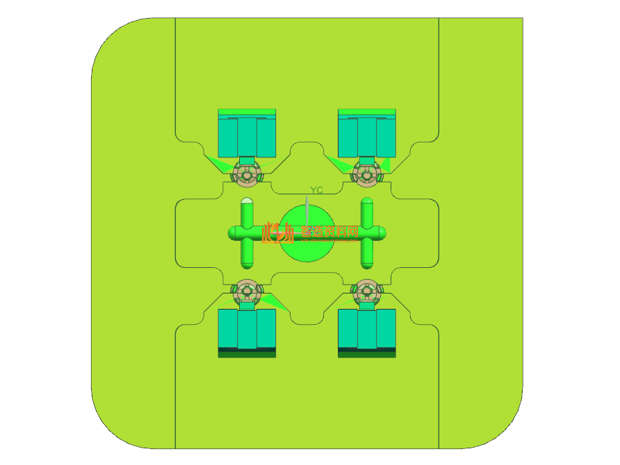 塑胶模具分模图纸0027,NeadPay,模具,图纸,第1张