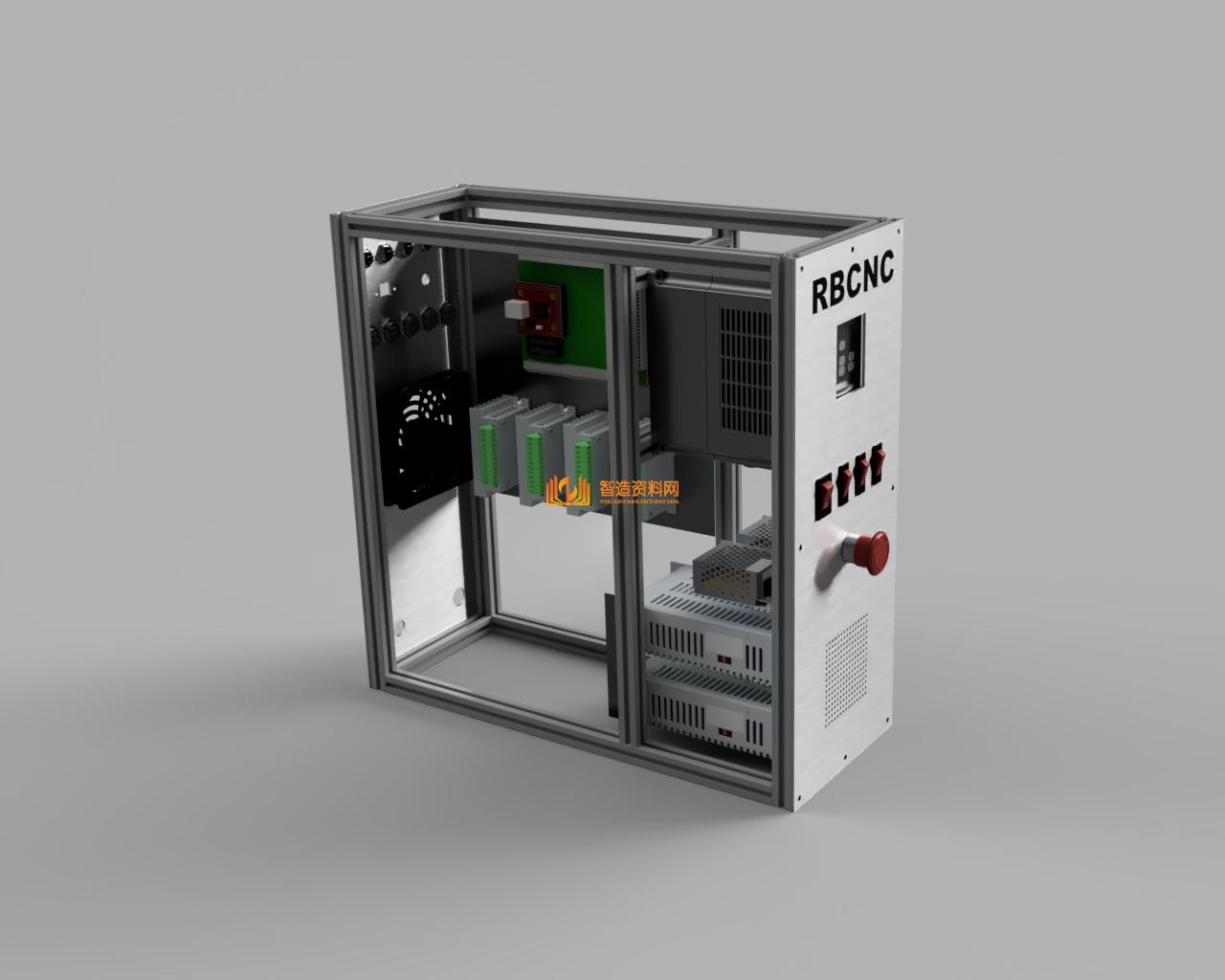 数控控制电子箱 3D模型,NeadPay,模型,数控,第1张 数控控制电子箱 3D模型,XSCP_STP_0002.jpg,NeadPay,模型,数控,第1张