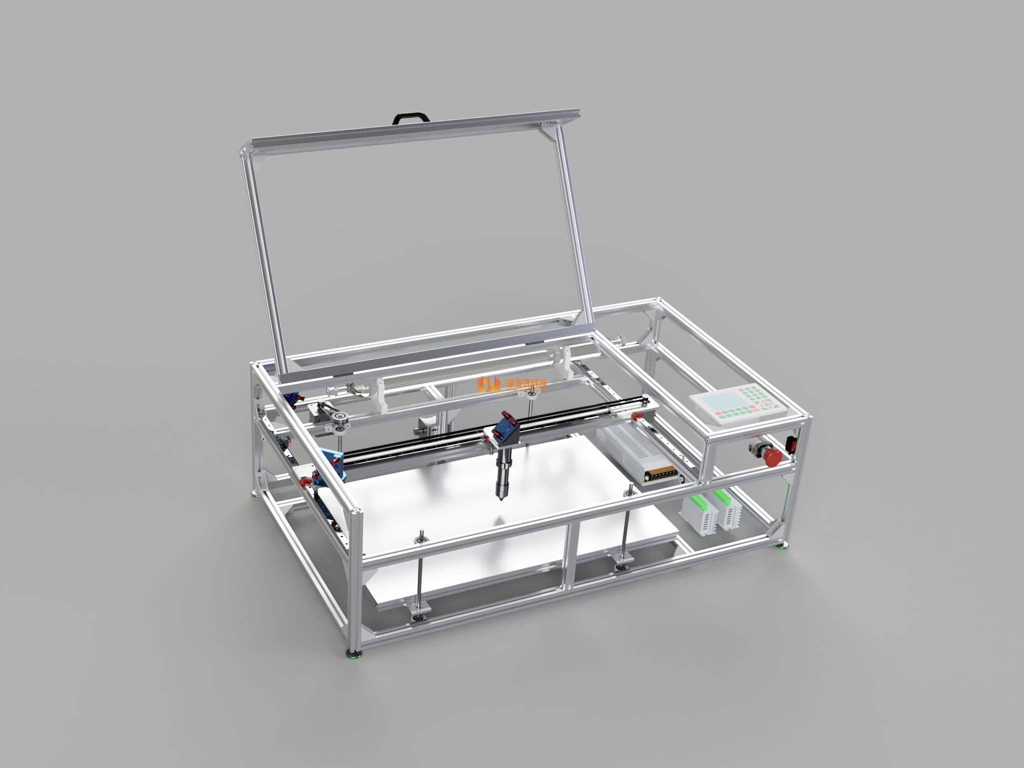 数控激光切割机 3D模型,NeadPay,模型,数控,第1张 数控激光切割机 3D模型,XSCP_STP_0003.jpg,NeadPay,模型,数控,第1张