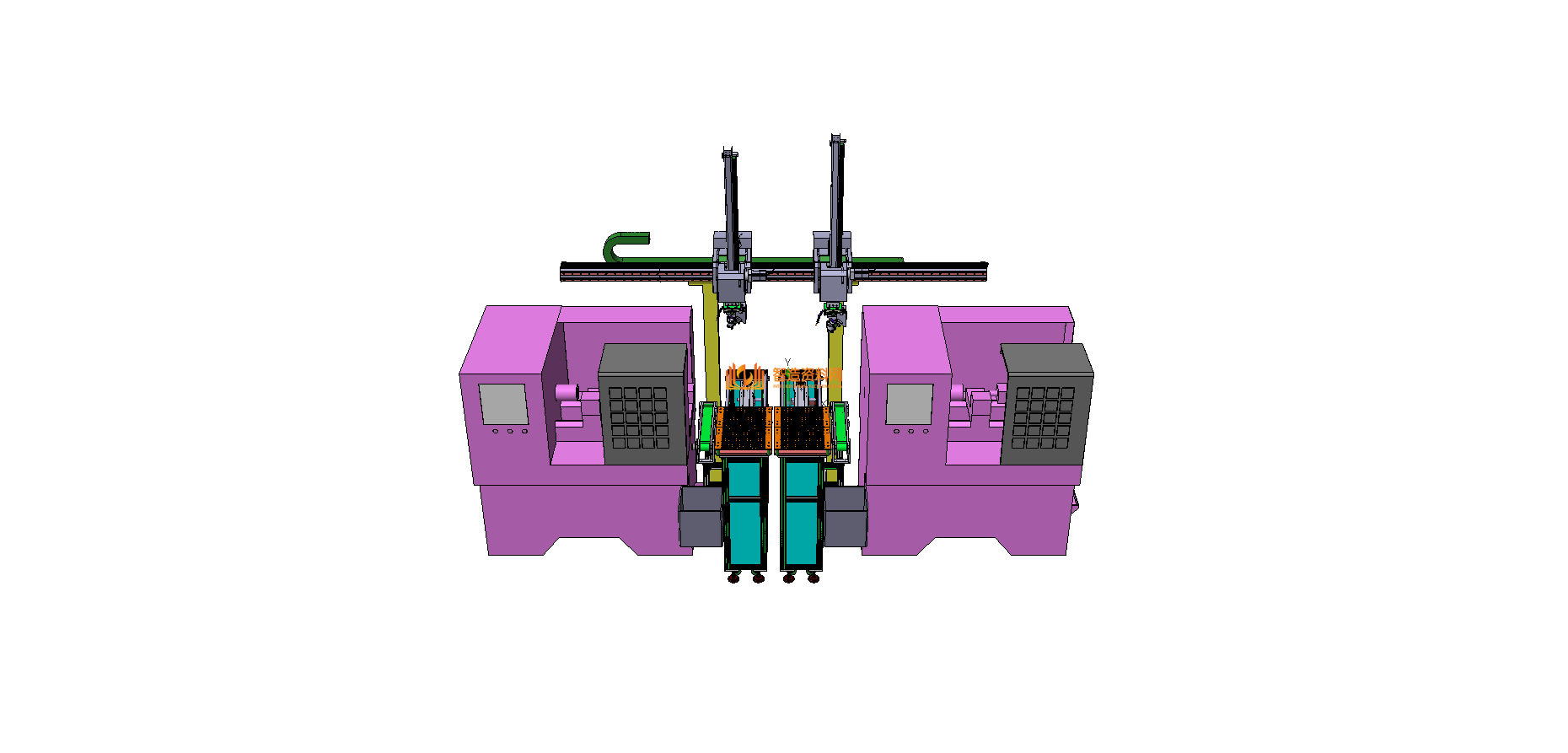 数控车床CNC机械手双臂一机共用,NeadPay,数控,第1张 数控车床CNC机械手双臂一机共用,NeadPay,数控,第1张