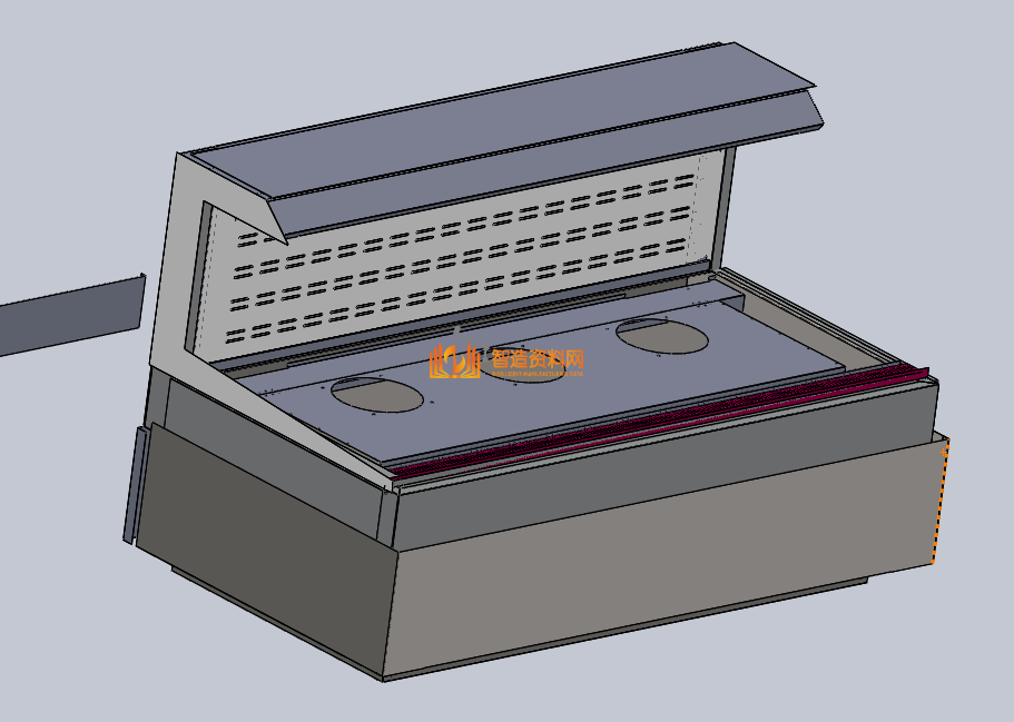 1.8双层开放柜总装图,NeadPay,第4张
