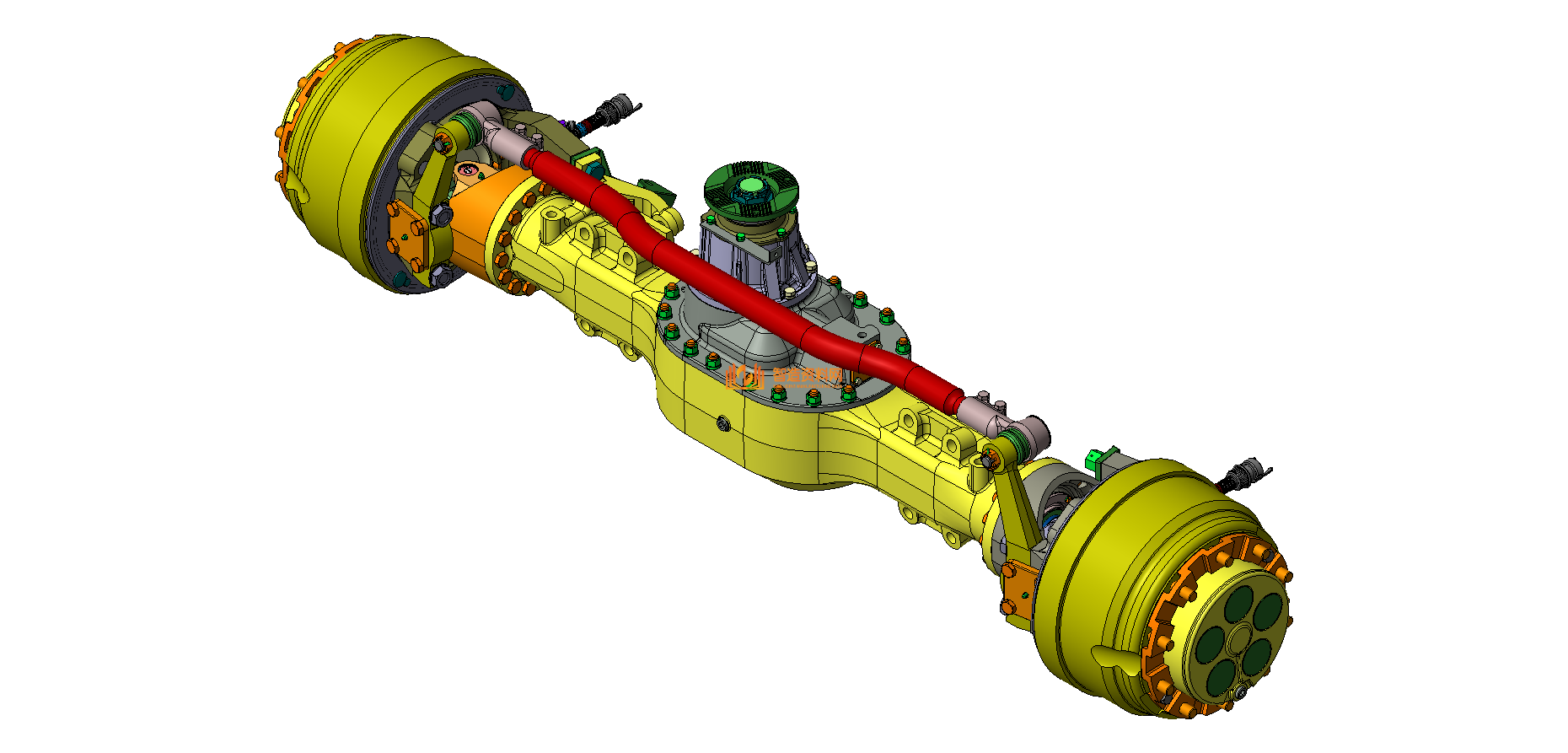 汽车后桥传动轴(内部结构完整),NeadPay,结构,第1张 汽车后桥传动轴(内部结构完整),NeadPay,结构,第1张