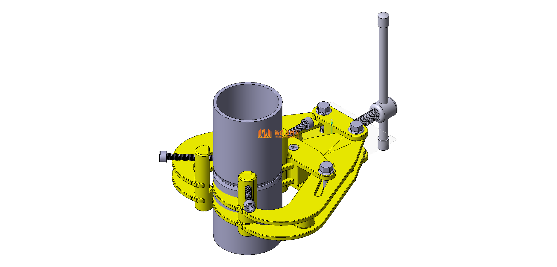 管道焊接夹具三维模型,NeadPay,三维,模型,第1张 管道焊接夹具三维模型,XSJXSB_SW_0239.png,NeadPay,三维,模型,第1张