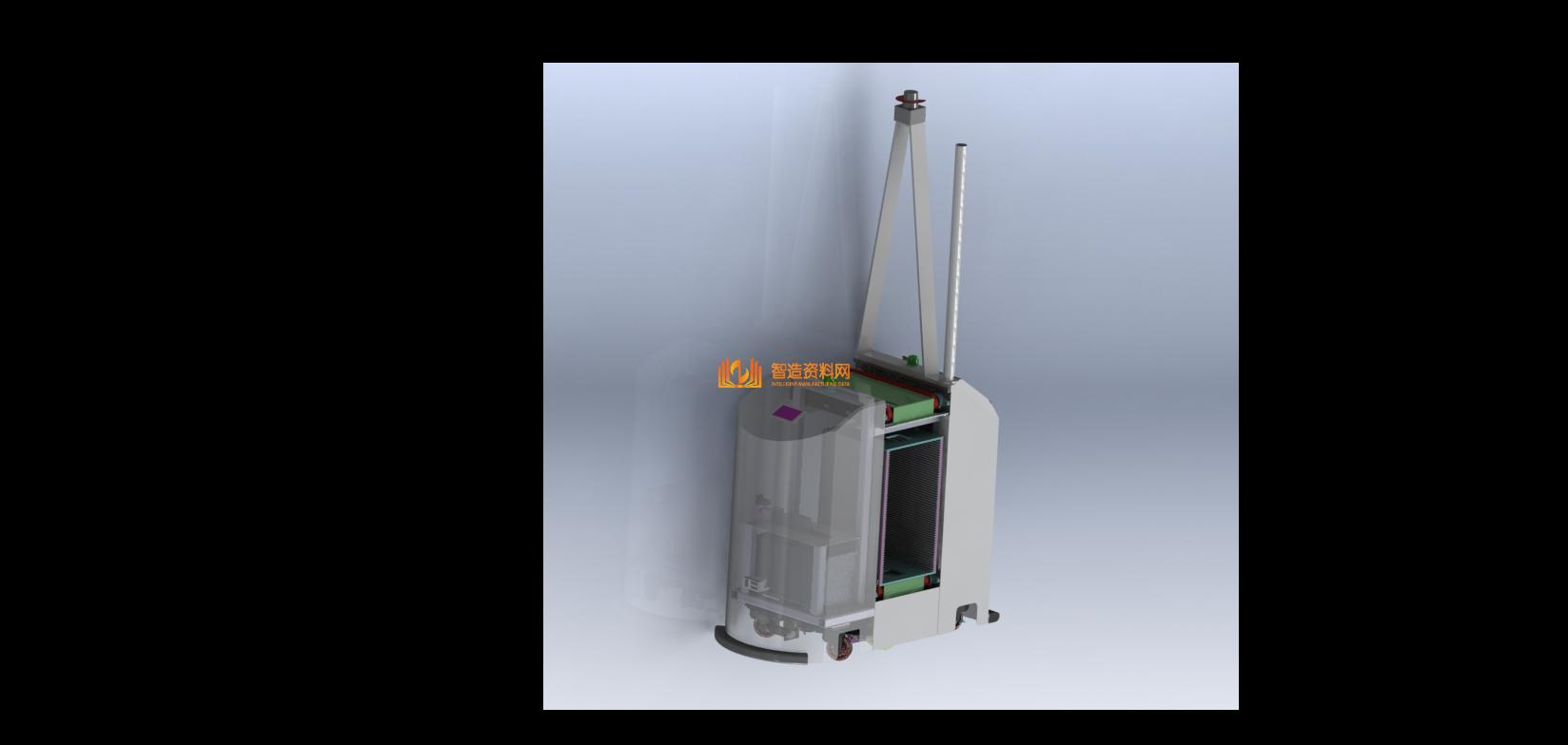 底盘结构详细的AGV小车SW模型,NeadPay,结构,盘,第1张 底盘结构详细的AGV小车SW模型,XSJXSB_SW_0283.JPG,NeadPay,结构,盘,第1张