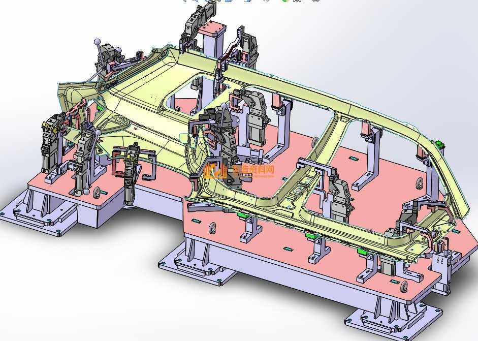 奔驰车焊接夹具（奔驰侧围外板焊接夹具）,NeadPay,第1张