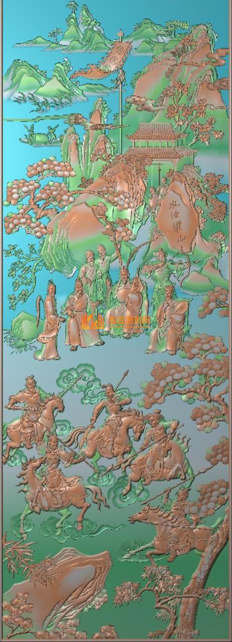 水浒大门板一,NeadPay,第1张 水浒大门板一,XSJDP_0299.JPG,NeadPay,第1张