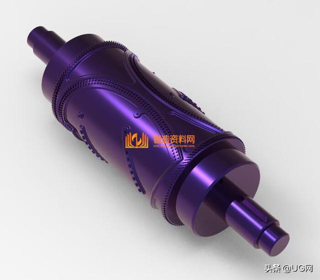 UG模具设计:KN95辊轴UG建模方法,模具设计,建模,第1张 UG模具设计:KN95辊轴UG建模方法,KN-95辊轴UG建模方法,口罩机辊轴三维模型图纸下载,模具设计,建模,第1张