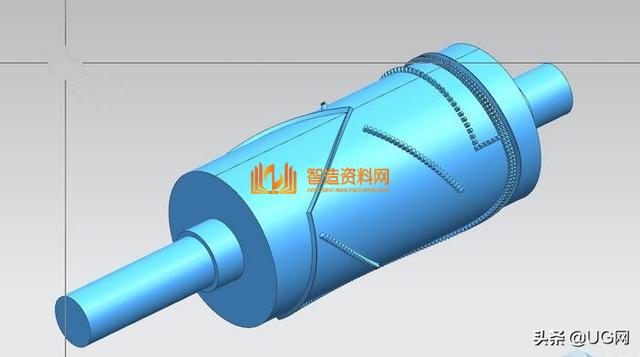 UG模具设计:KN95辊轴UG建模方法,模具设计,建模,第11张 UG模具设计:KN95辊轴UG建模方法,KN-95辊轴UG建模方法,口罩机辊轴三维模型图纸下载,模具设计,建模,第11张
