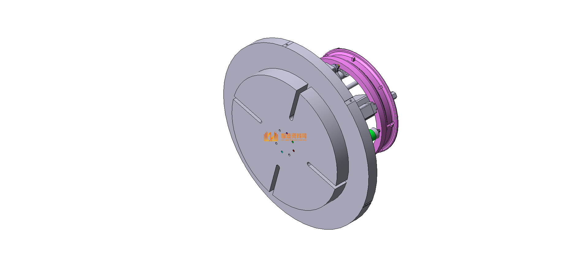 飞轮壳液压工装夹具3D,NeadPay,第2张 飞轮壳液压工装夹具3D,NeadPay,第2张