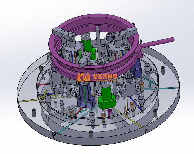 飞轮壳液压工装夹具3D,NeadPay,第1张 飞轮壳液压工装夹具3D,NeadPay,第1张