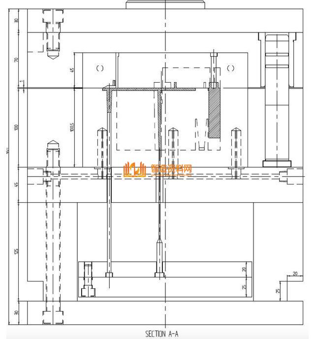 塑胶模具设计之模压支架注塑模,模具设计,塑胶,第6张