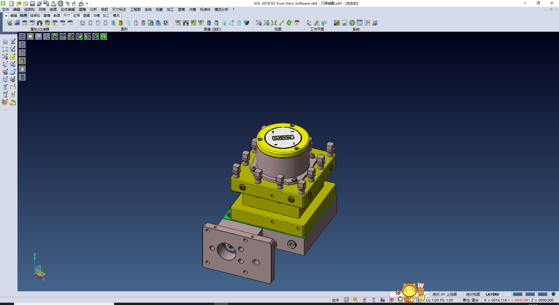 数控车床刀架,NeadPay,数控,第1张 数控车床刀架,XSMJGZ_STP_0092.png,NeadPay,数控,第1张
