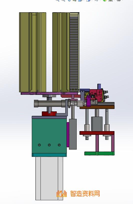 转盘叠料上料下料机构图纸(磁瓦存储组件),NeadPay,图纸,盘,第4张 转盘叠料上料下料机构图纸(磁瓦存储组件),NeadPay,图纸,盘,第4张