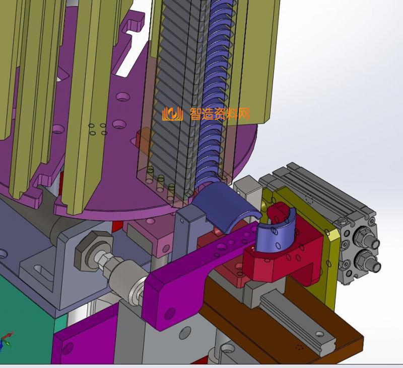 转盘叠料上料下料机构图纸(磁瓦存储组件),NeadPay,图纸,盘,第5张 转盘叠料上料下料机构图纸(磁瓦存储组件),NeadPay,图纸,盘,第5张