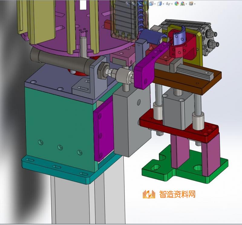 转盘叠料上料下料机构图纸(磁瓦存储组件),NeadPay,图纸,盘,第10张 转盘叠料上料下料机构图纸(磁瓦存储组件),NeadPay,图纸,盘,第10张