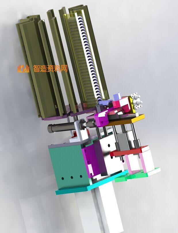 转盘叠料上料下料机构图纸(磁瓦存储组件),NeadPay,图纸,盘,第2张 转盘叠料上料下料机构图纸(磁瓦存储组件),NeadPay,图纸,盘,第2张
